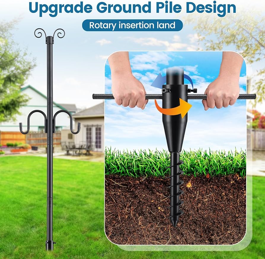 POST FOR LIGHT GARLAND 270 cm GARDEN POLE FOR LIGHTS Manufacturer code 74367jfdr