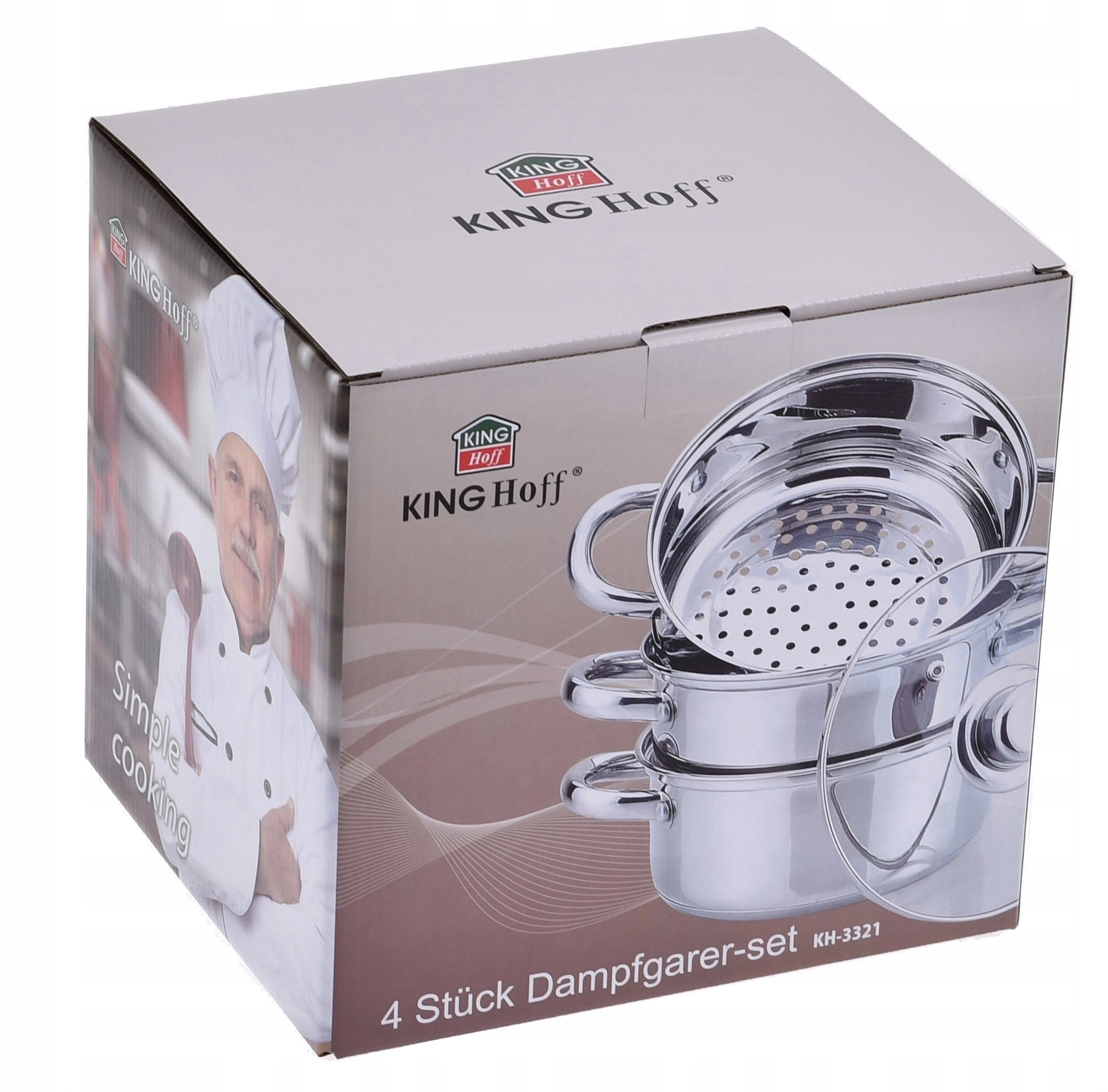POT 3,1 L Steaming Pots 20 cm Set of Steam Pots Manufacturer code KH-3321