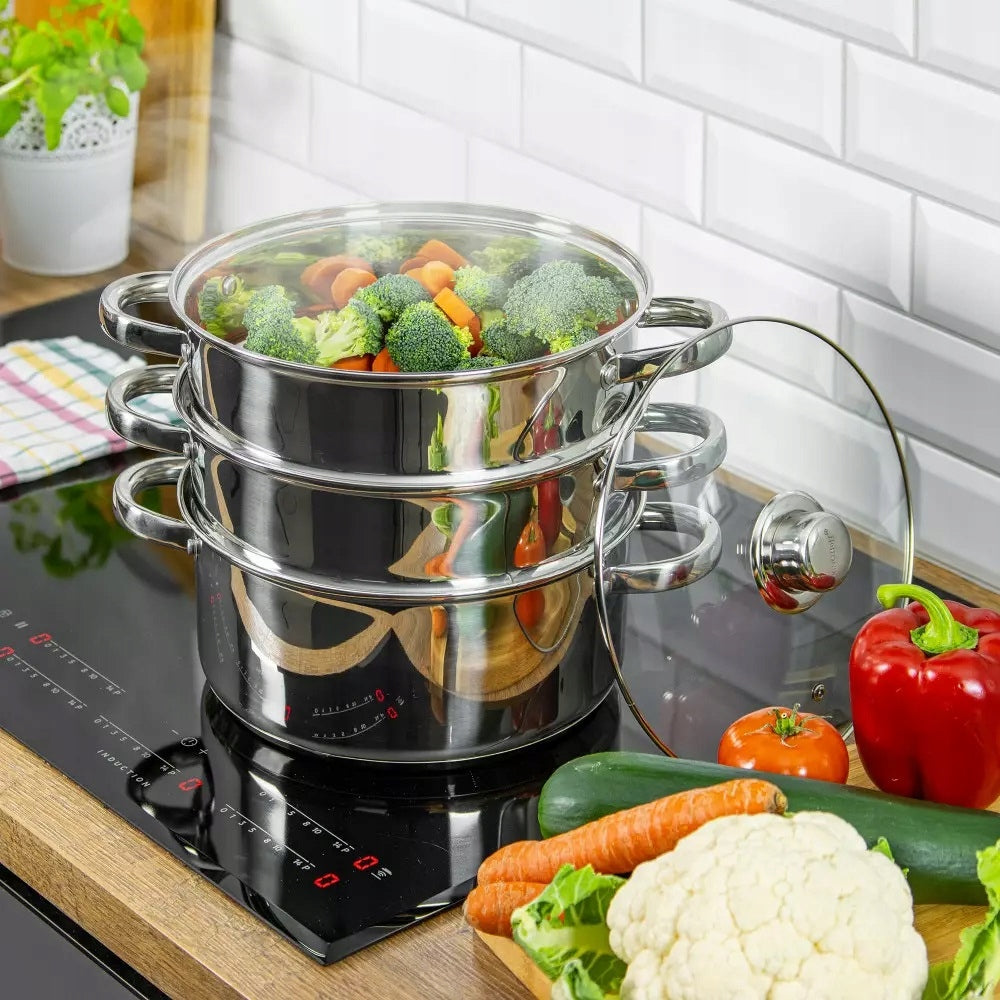 POT 3,1 L Steaming Pots 20 cm Set of Steam Pots Packaging status original