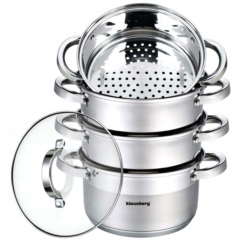 POT 4 L Steaming Pots 22cm Steaming Pots for Pare 5-el.
