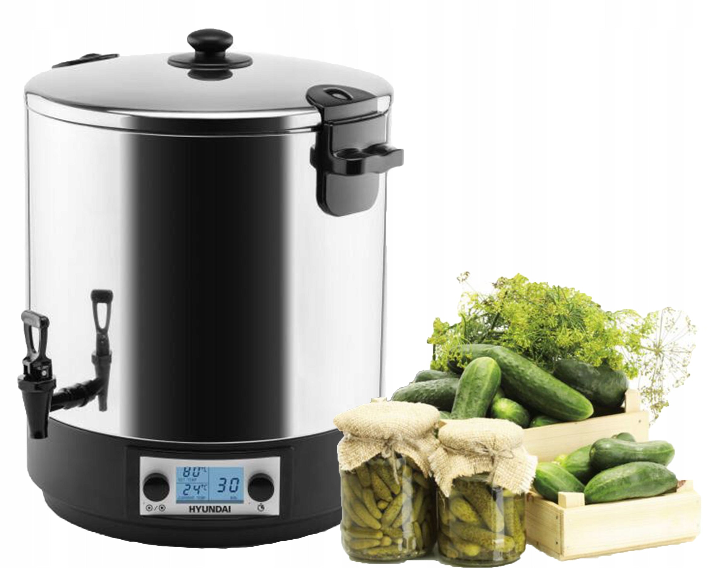 POT ELECTRIC WATER HEATER BEER WINE BREWER FOR PASTEURIZATION 25L