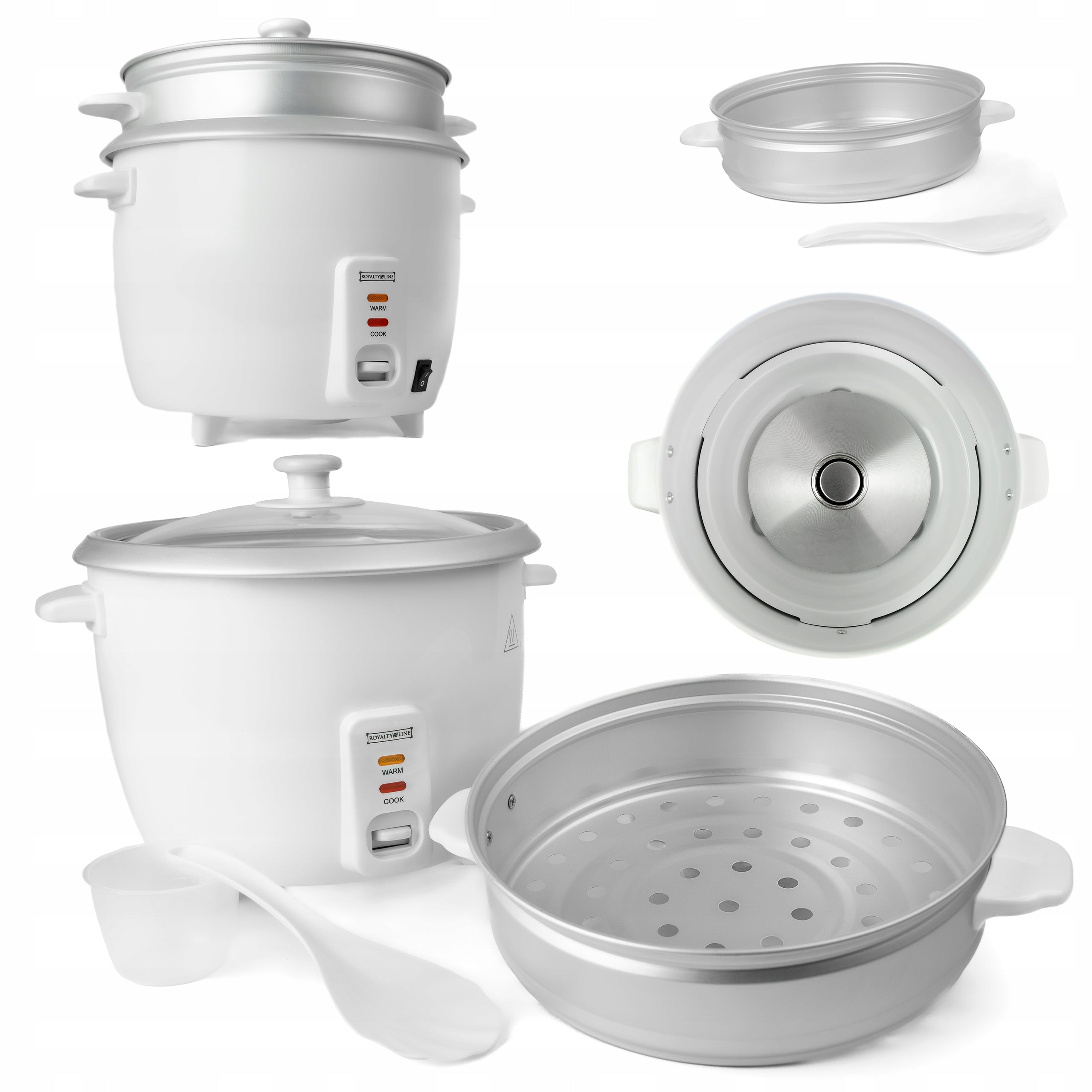 POT FOR COOKING RICE VEGETABLES RICE COOKER 1,8 ELECTRIC STEAMER RICE COOKER
