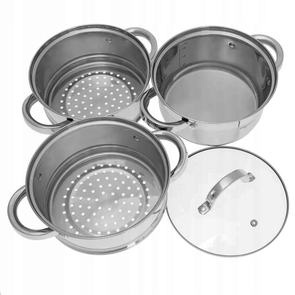 POT FOR STEAM KLAUSBERG 4 ELEMENT. 22cm ,4 L KB-7142 Manufacturer code KB-7142