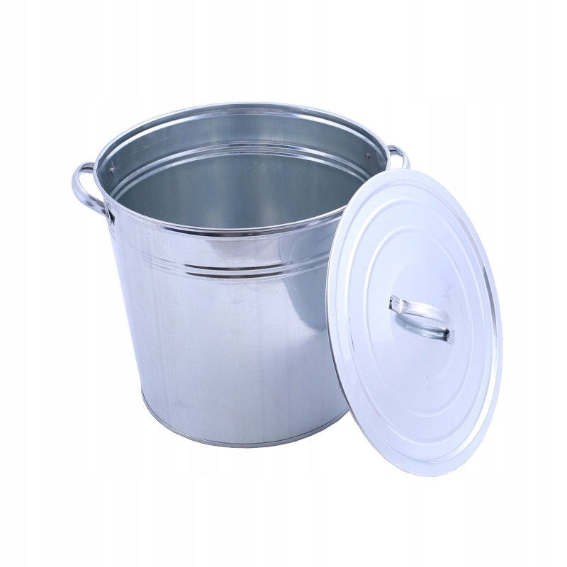 POT GAR FOR COOKING PRESERVES GALVANIZED BOILER WITH LID CARTRIDGE 32L