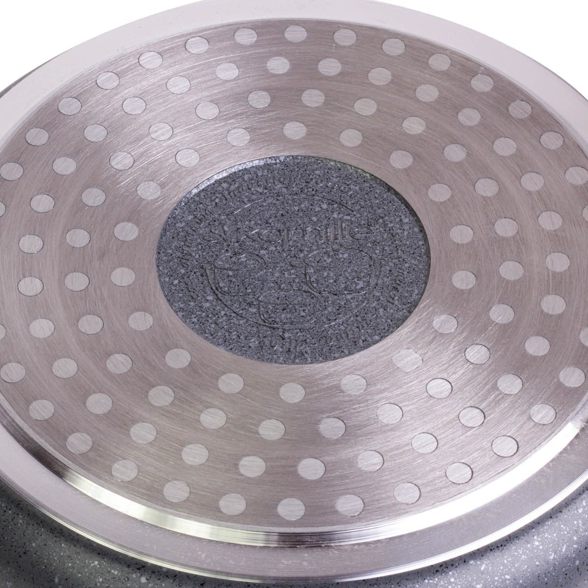 POT GRANITE BOILER LID 4,5 L INDUCTION GAS Brand Kamille