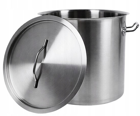 POT HIGH gastro WITH LID 21L FOR INDUCTIONS STAINLESS STEEL GAS ROSSNER Packaging status original