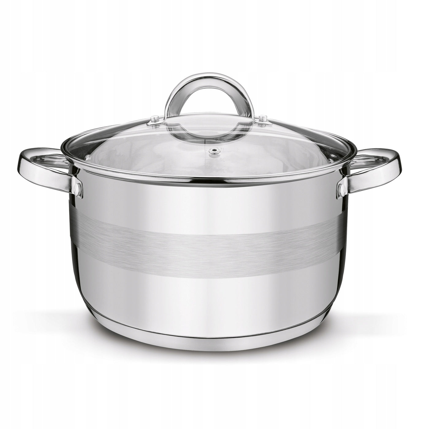 POT INDUCTION SOLID STAINLESS STEEL Gas Lid Tadar Roger II 5,7l 24cm