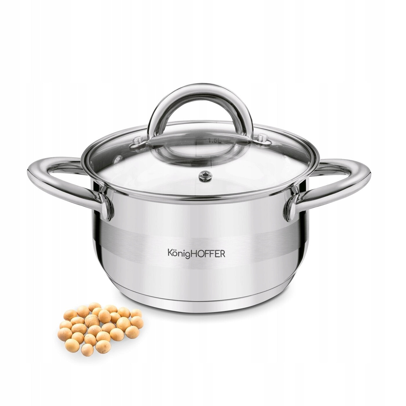 POT INDUCTION Steel Gas Lid SMALL Konighoffer Faro 1,8 l 16cm