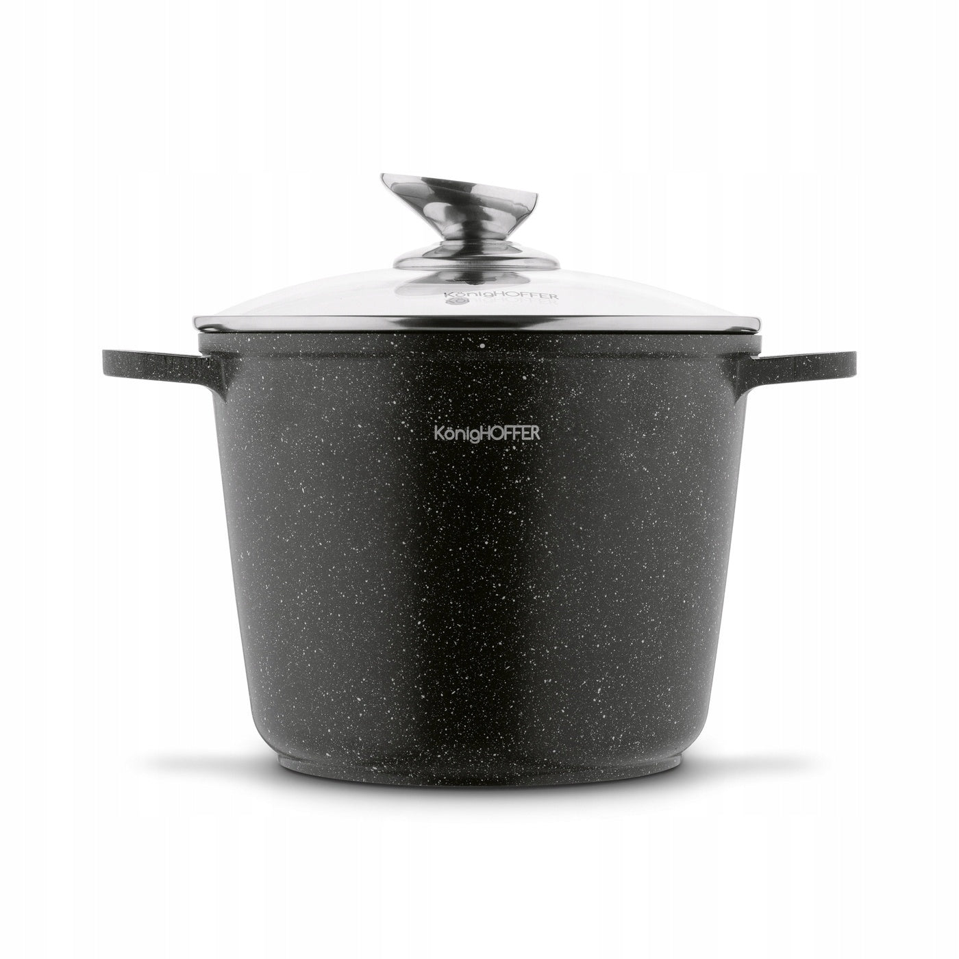 POT Induction Large HIGH 2x overlay LID Konighoffer Pollo 4L Brand Konighoffer