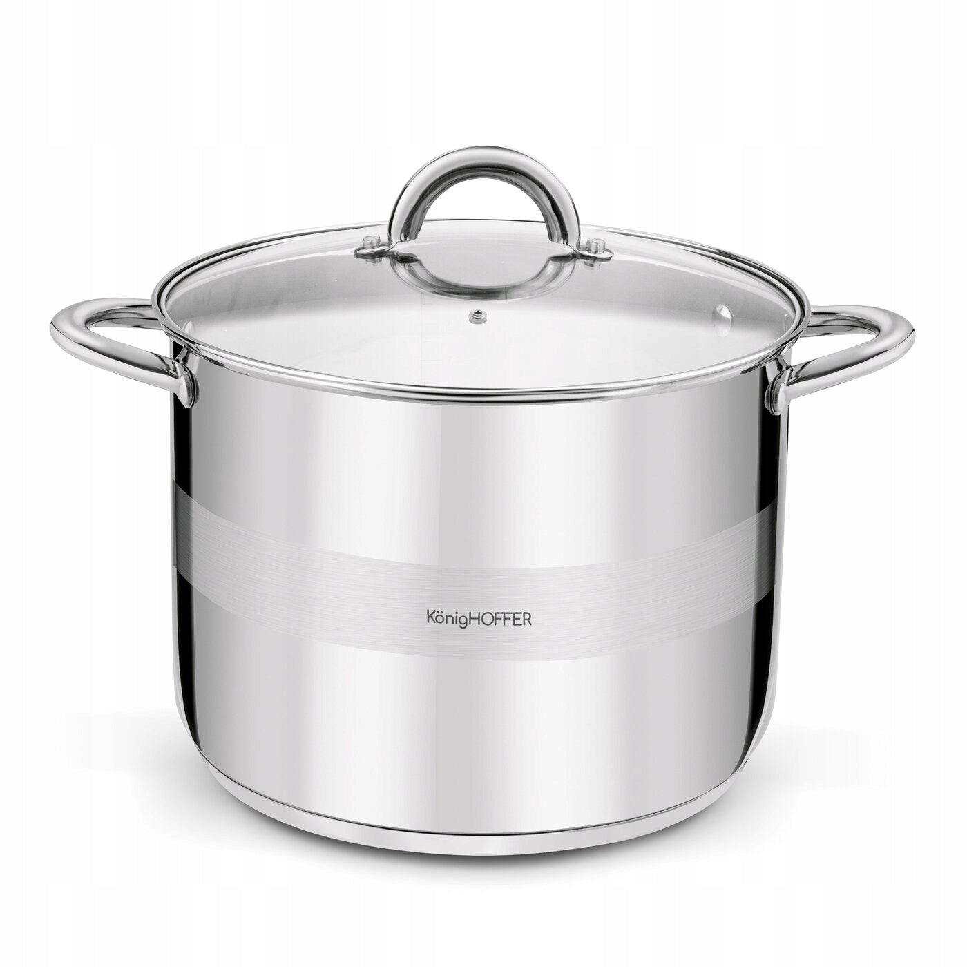 POT Induction Steel High Lid Gas Large Konighoffer Faro 10 l