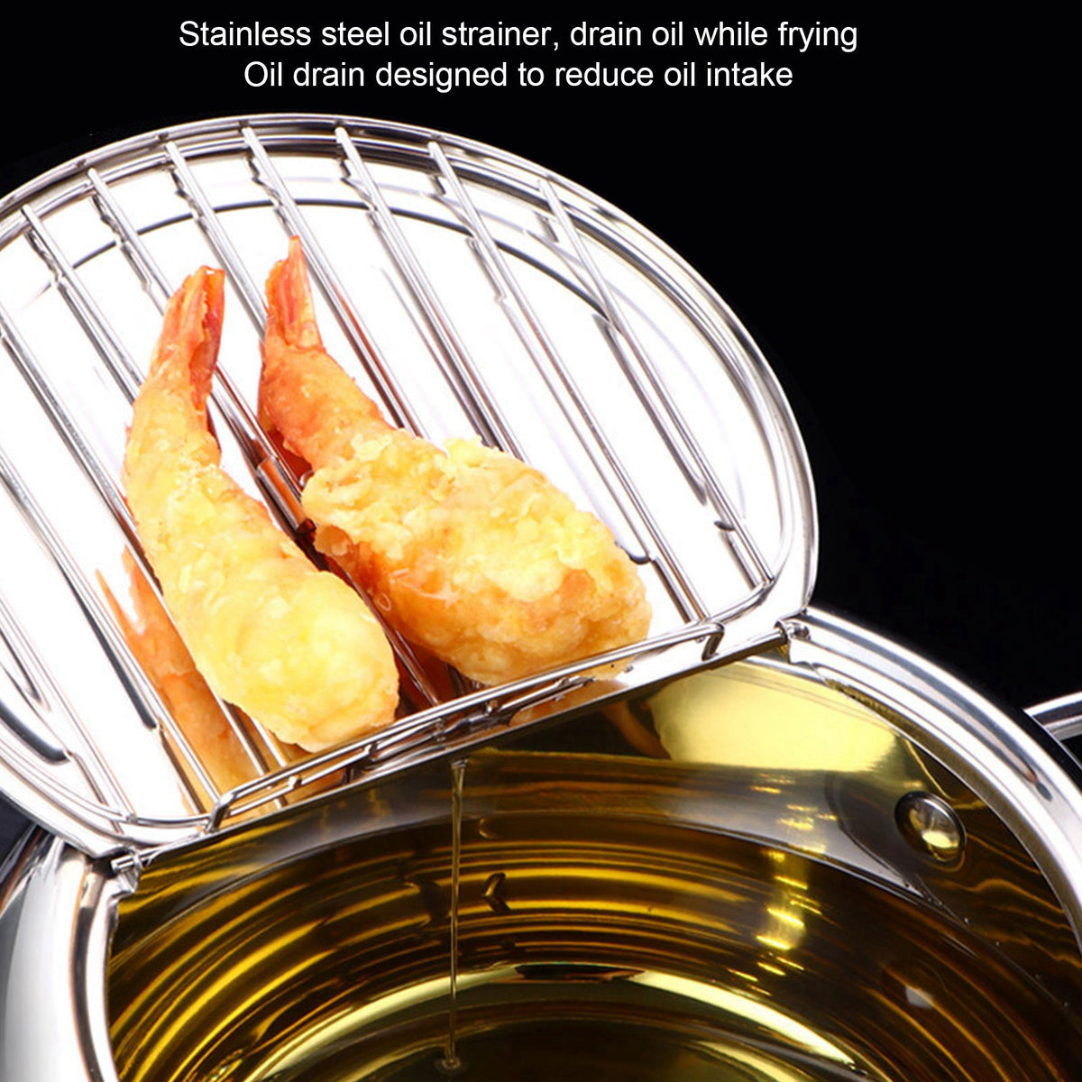 POT SAUCEPAN BASKET FOR FRYING FISH FRIES MEAT CHICKEN DONUTS 2,2L Manufacturer code 753753163111
