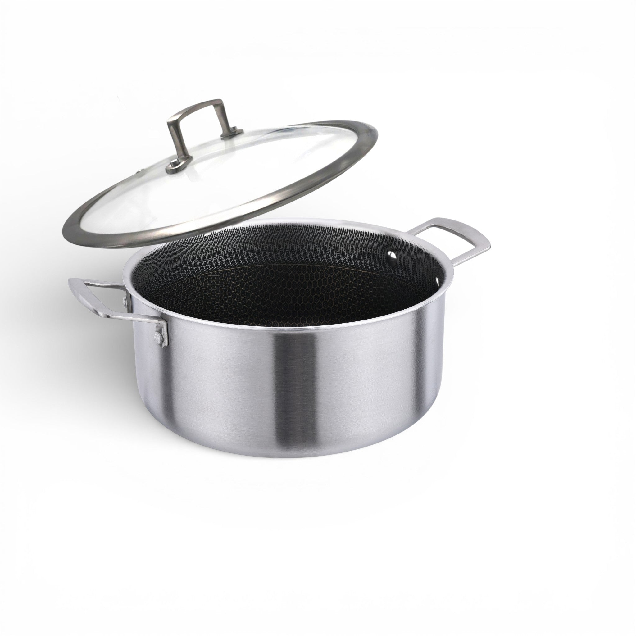 POT STAINLESS STEEL HONEYCOMB 28CM SOLID MASTERPAN