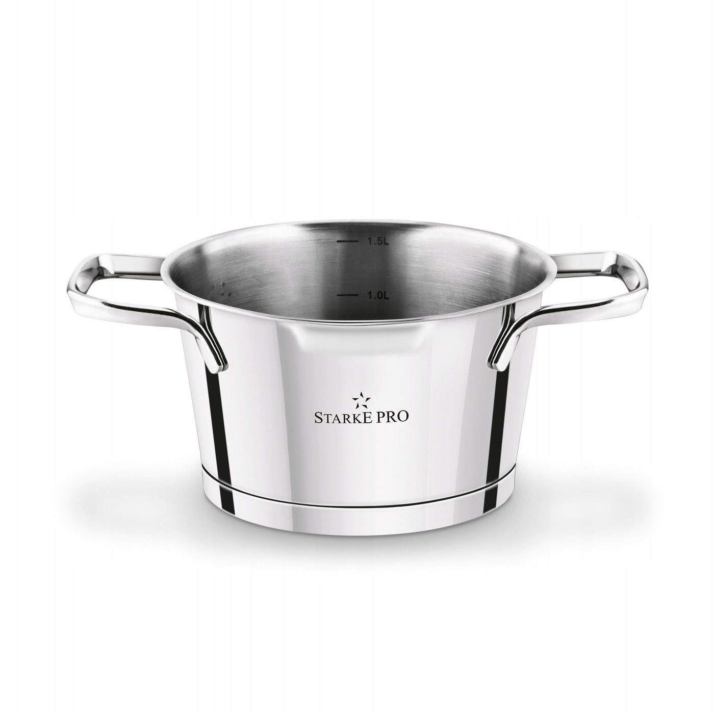 POT Steel INDUCTION STAINLESS STEEL Gas LARGE Starke Pro Speziale 1,6L 16cm Packaging status original