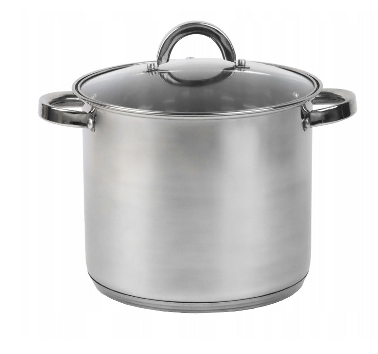 POT TRADITIONAL STAINLESS STOCKPOT 8,5L HIGH GASTRO 24CM INDUCTION GAS Brand Topfann