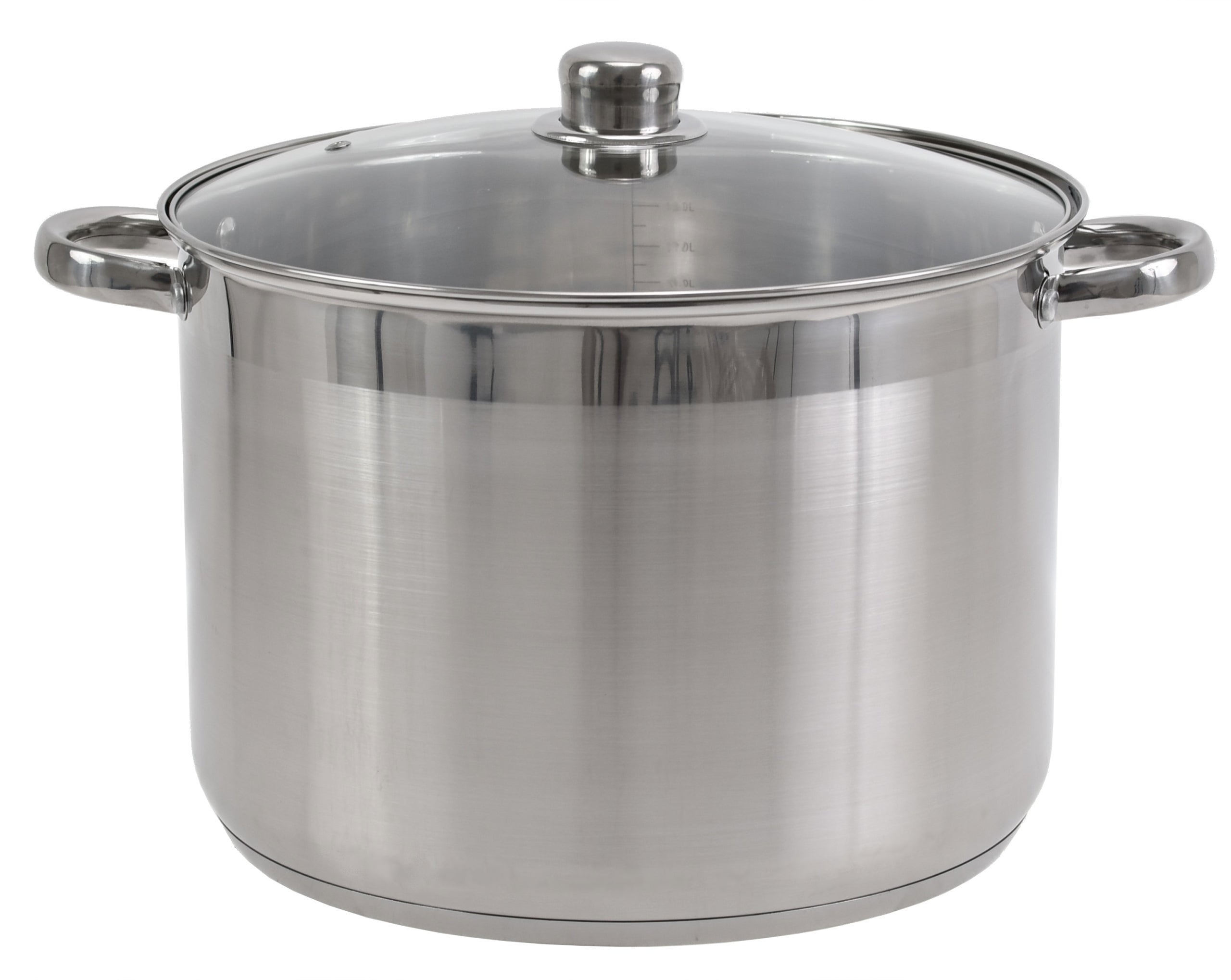 POT WITH GASTRONOMIC LID LARGE STAINLESS STEEL 20L INDUCTION GAS Manufacturer code TD-5306