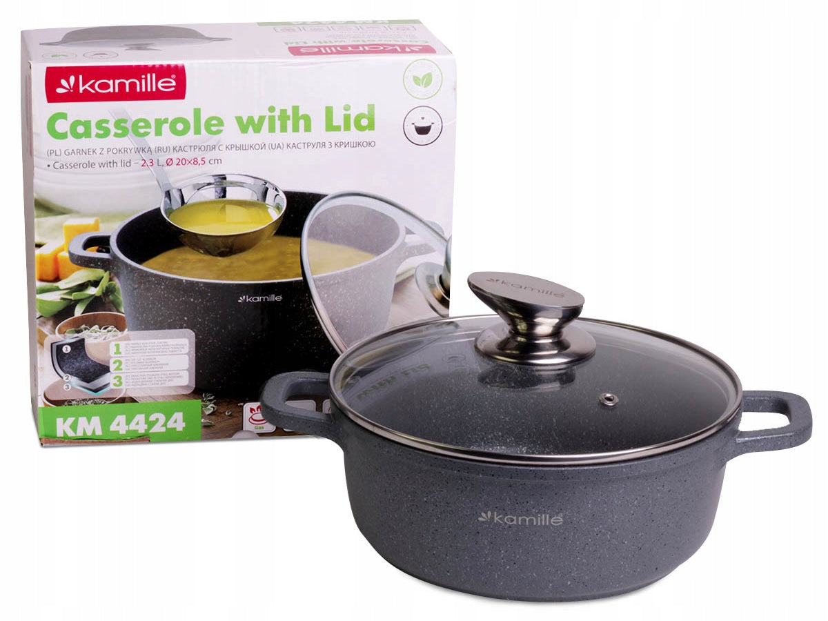 POT WITH LID GAS INDUCTION SMALL