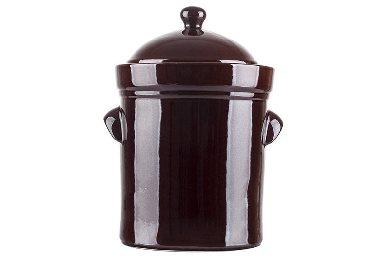 POT for cucumbers+COVER stoneware curing 15L