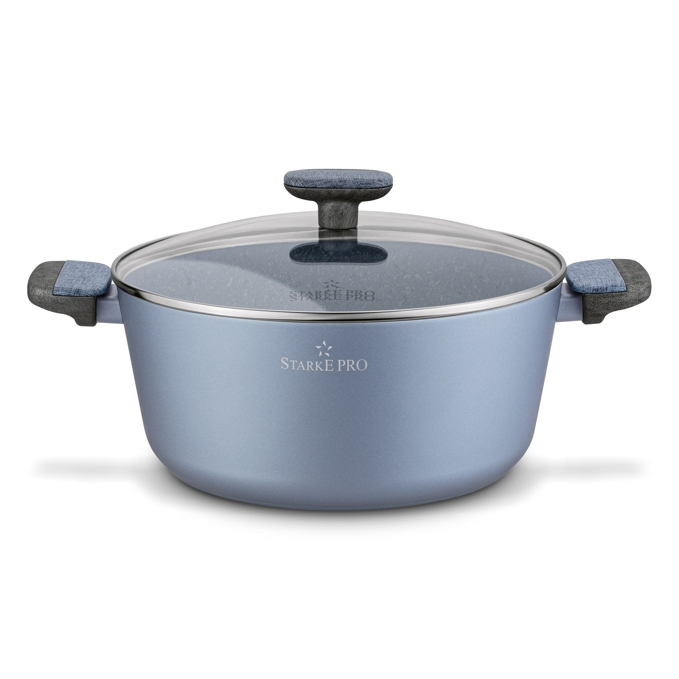 POT with LID induction Aluminium LARGE gas Starke Pro Double 6,6 l