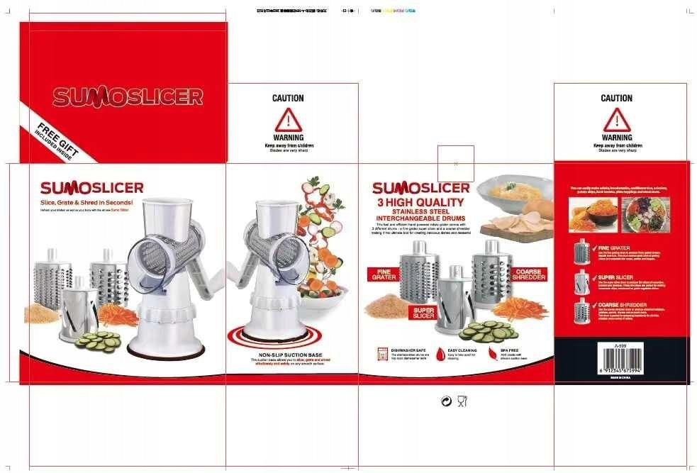 POTATO FRICTION MACHINE CHEESE VEGETABLE SHREDDER GRATER 3x Cartridges Brand no brand