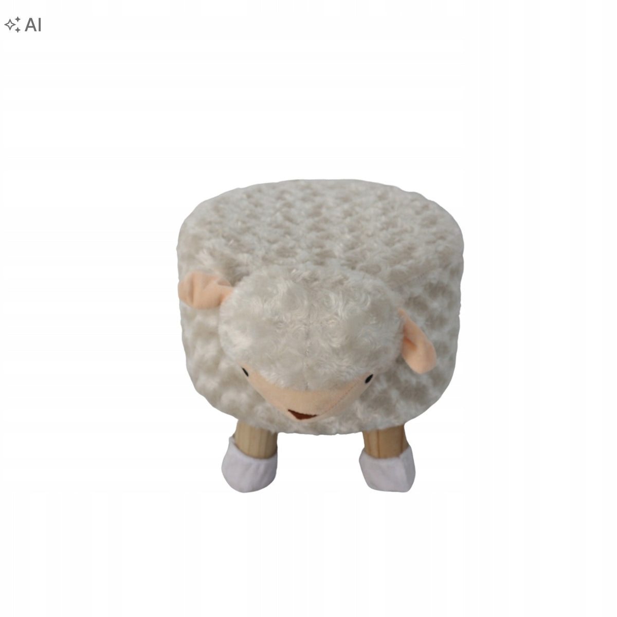 POUF BABY POUF SHEEP 28 x 25 CM FOOTREST SEAT FOR CHILDREN Packaging status original