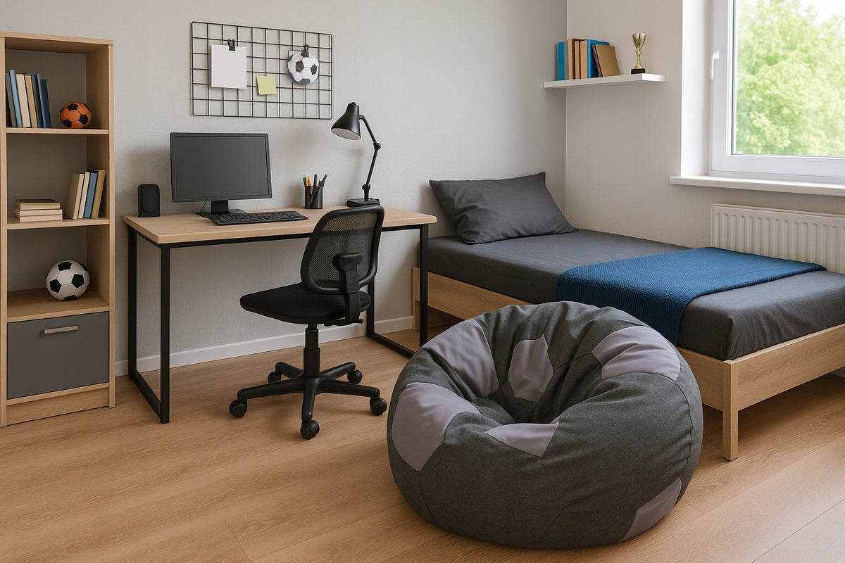 POUF BALL – FOAM CHAIR FOR CHILDREN – DIAMETER 70 CM Graphite grey Brand no brand