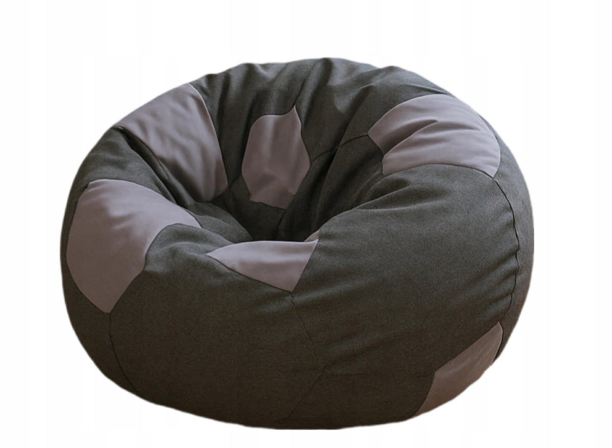 POUF BALL – FOAM CHAIR FOR CHILDREN – DIAMETER 70 CM Graphite grey