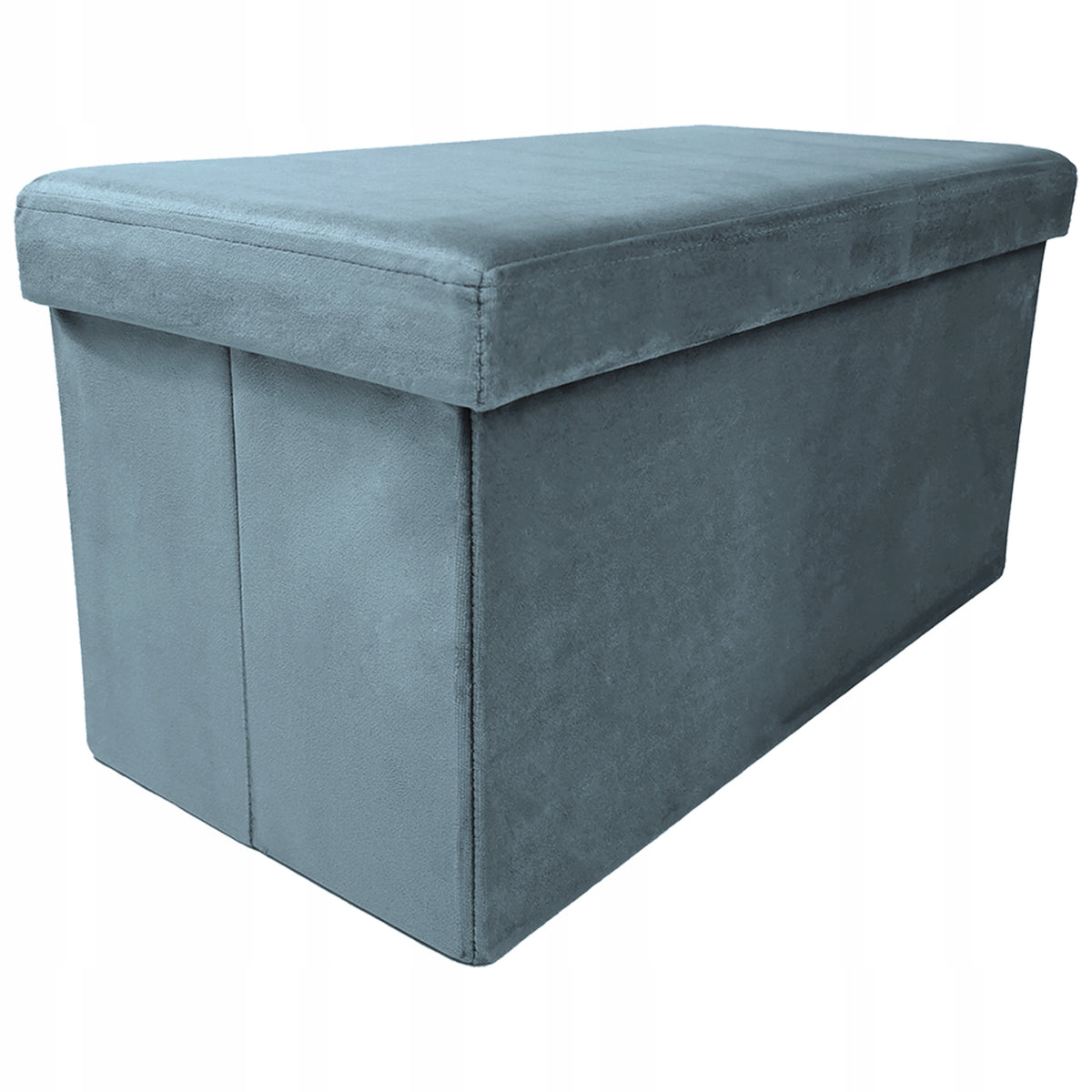 POUF FOLDING SEAT UPHOLSTERED STORAGE ELEGANT PERFECT DUO SEA