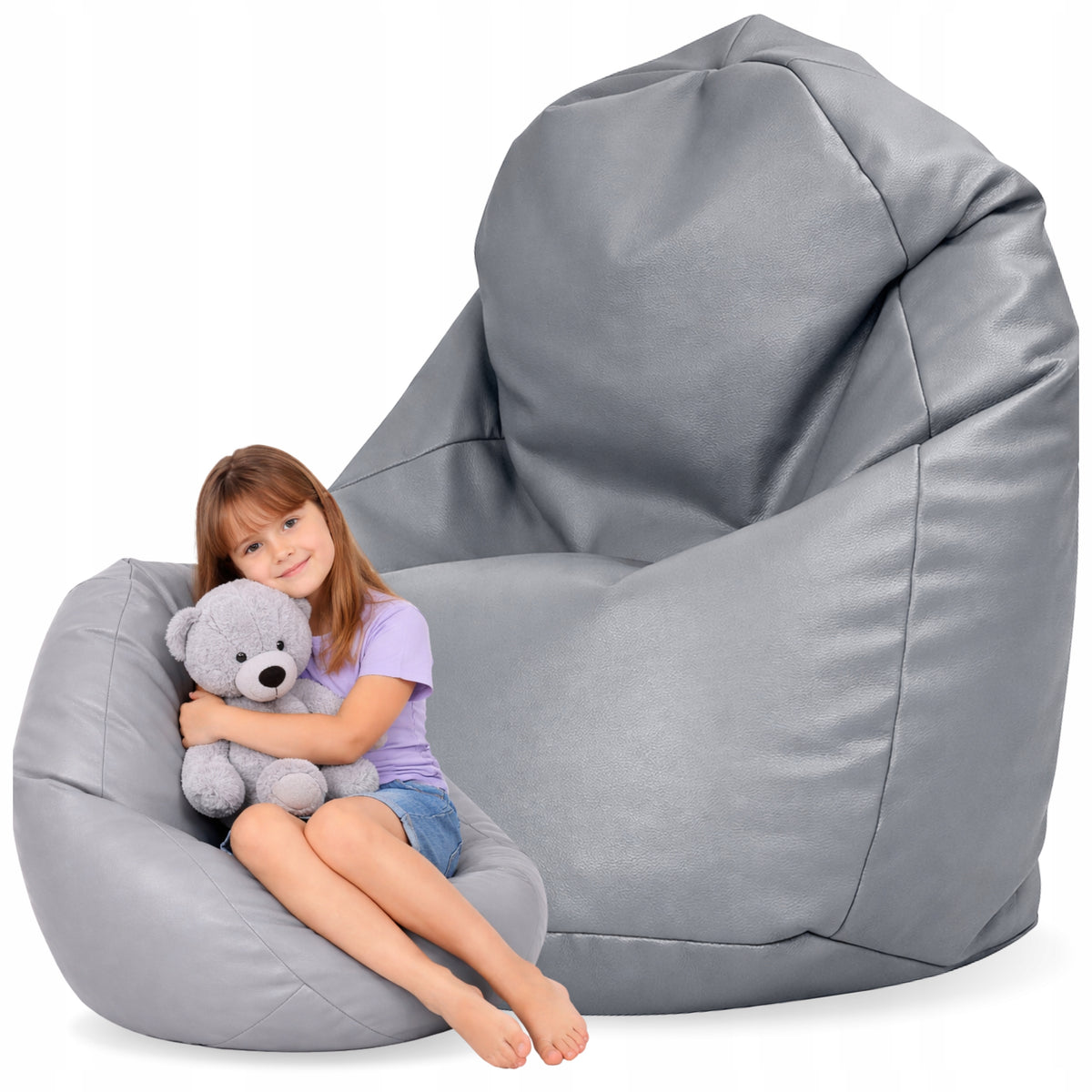 POUF MINI ARMCHAIR 50CM SAKO XL DESIGN BAG RELAXATION COMFORT HIT HOUSE POUFS ARMCHAIRS