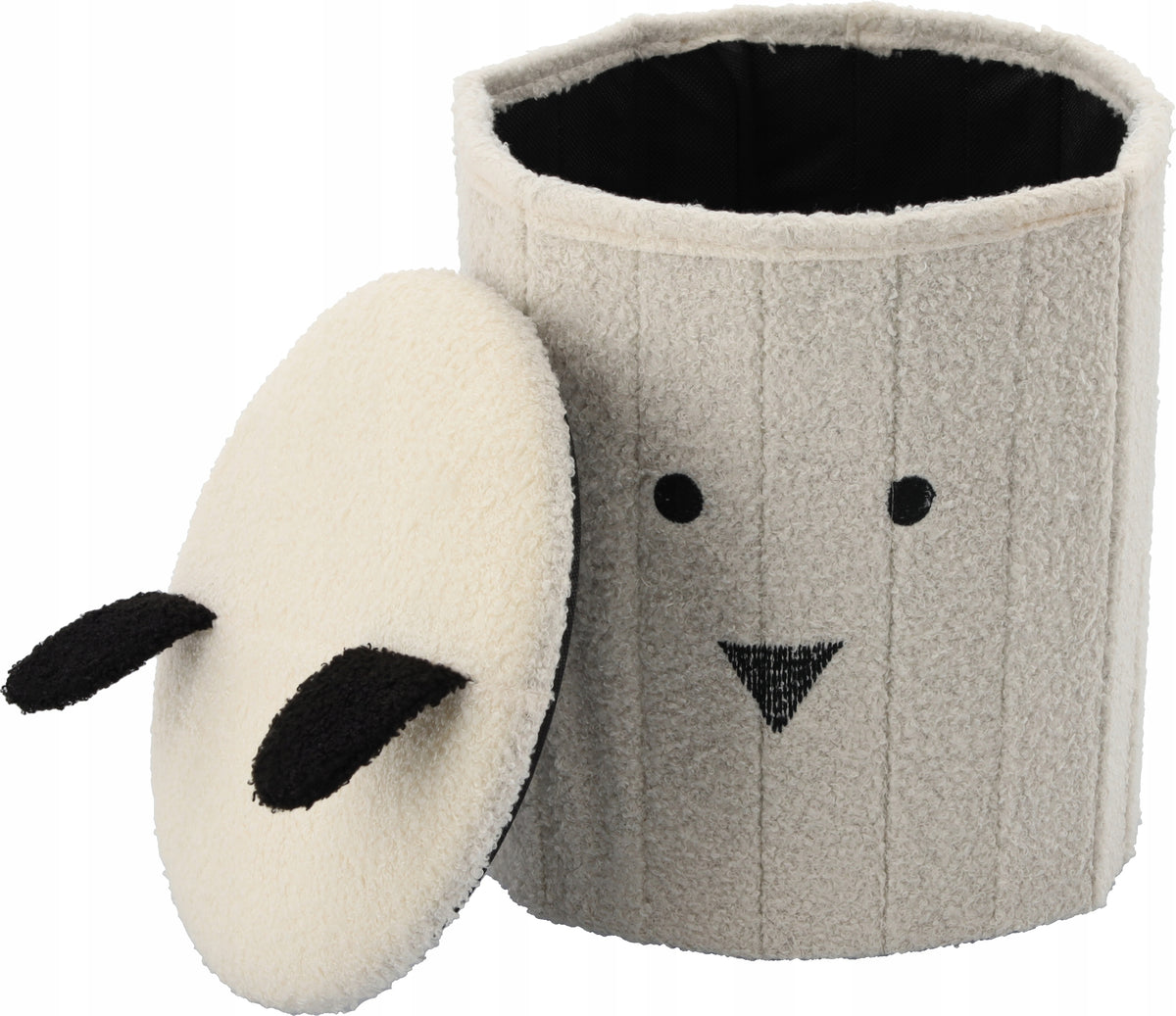 POUF OPEN WITH TOY STORAGE FOLDING WHITE FOR BABY ORGANIZER EAN (GTIN) 5900779884243