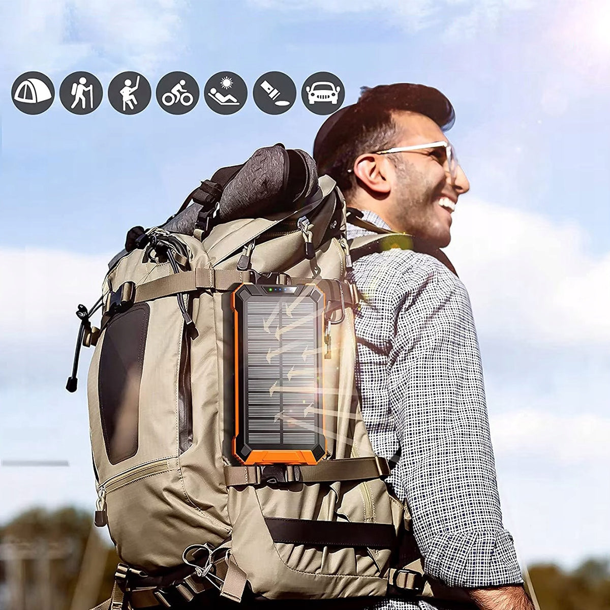 POWER BANK SOLAR CHARGER 30000mAh Battery capacity 30000 mAh