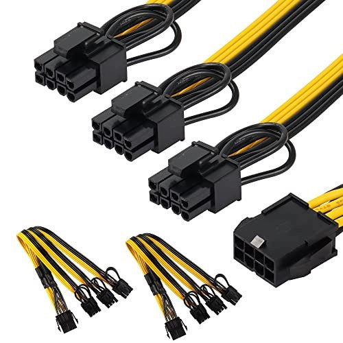 POWER CABLE EPS 8 PIN TO GPU 3X8 (6+2) PCIE SPLITTER 2 PCS. Brand no brand