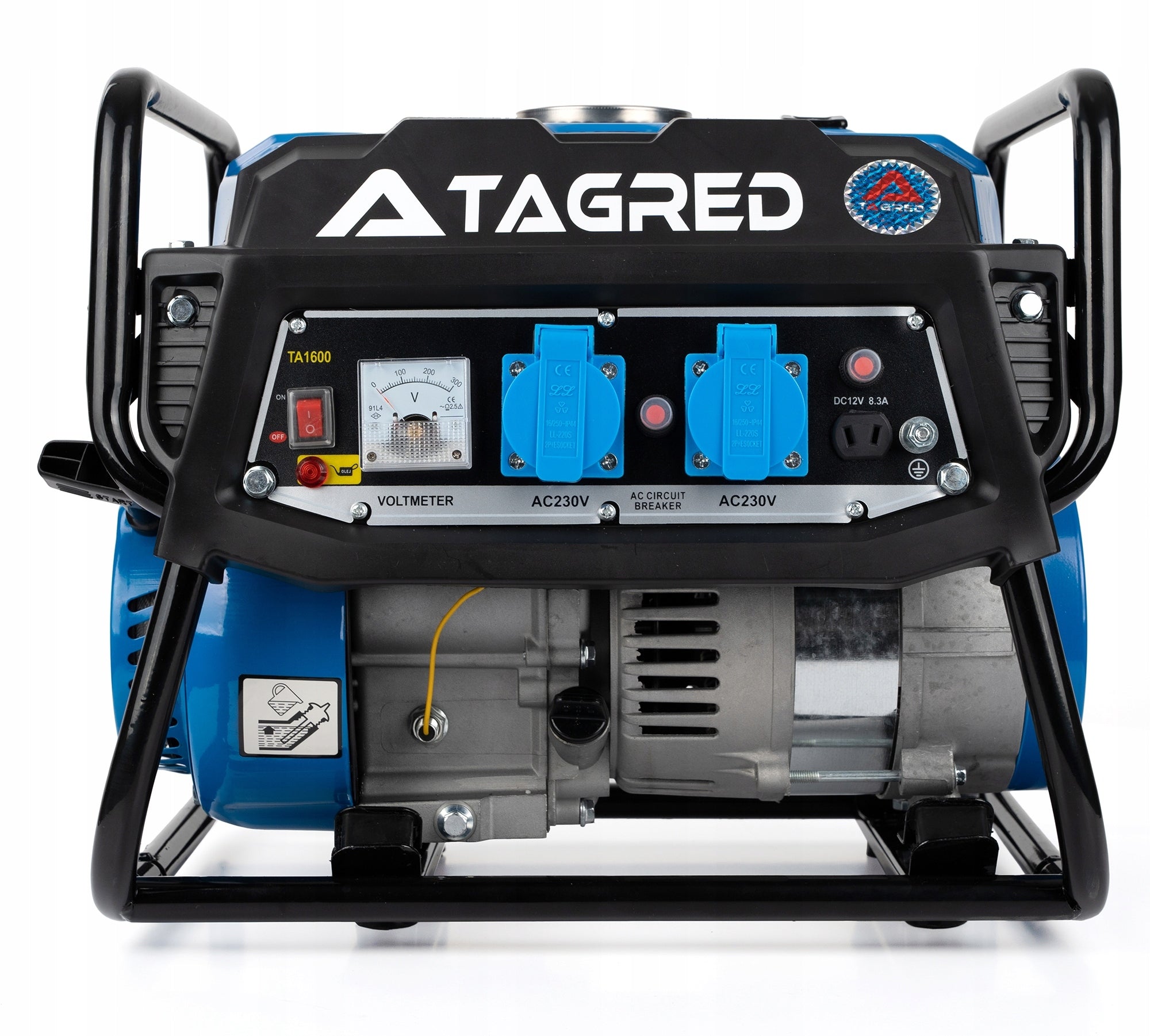 POWER GENERATOR TAGRED 3,5HP 1600W POWERFUL EFFICIENT + OIL Manufacturer code TA1600