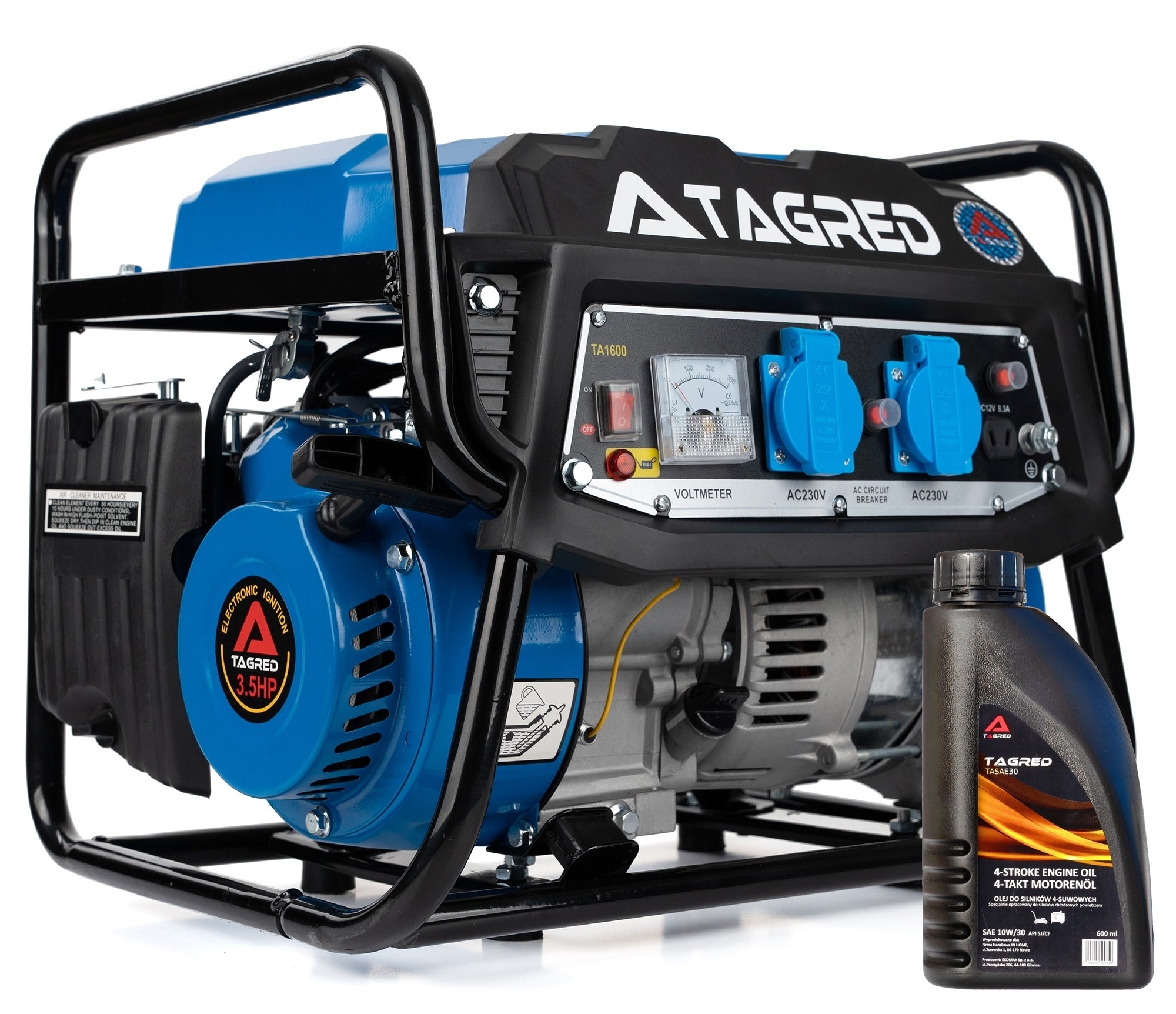 POWER GENERATOR TAGRED 3,5HP 1600W POWERFUL EFFICIENT + OIL