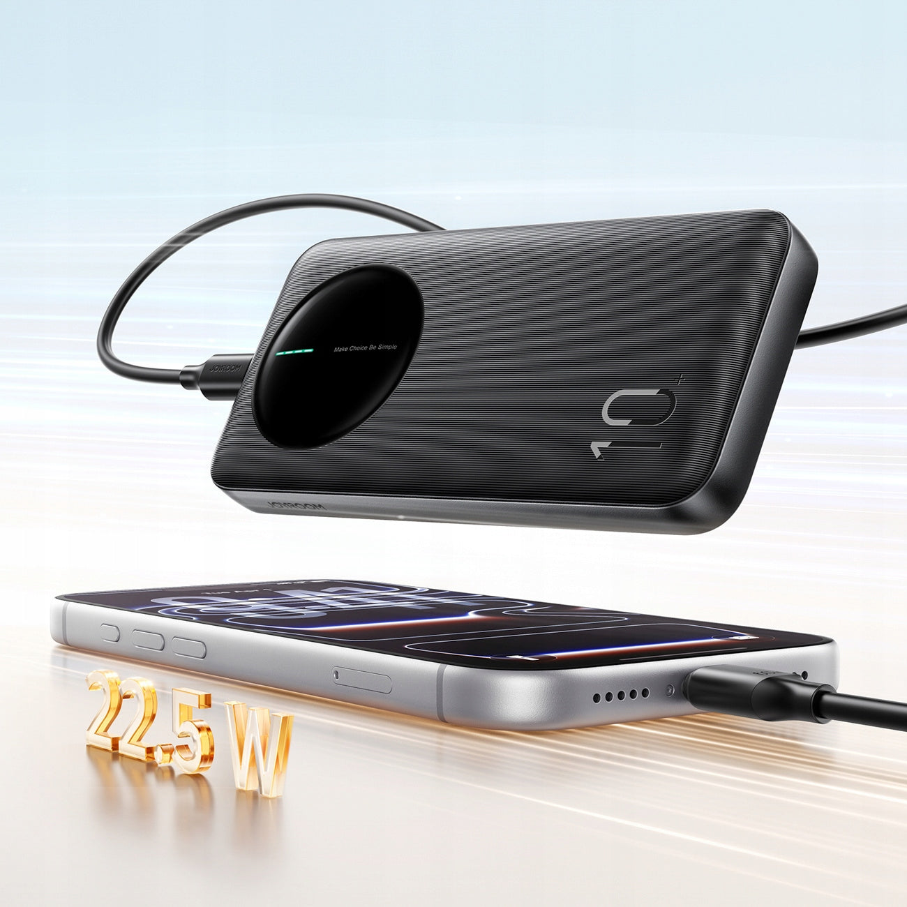 POWERBANK 10000mAh POWER BANK 22,5W WITH DISPLAY AND FAST CHARGING Battery capacity 10000 mAh