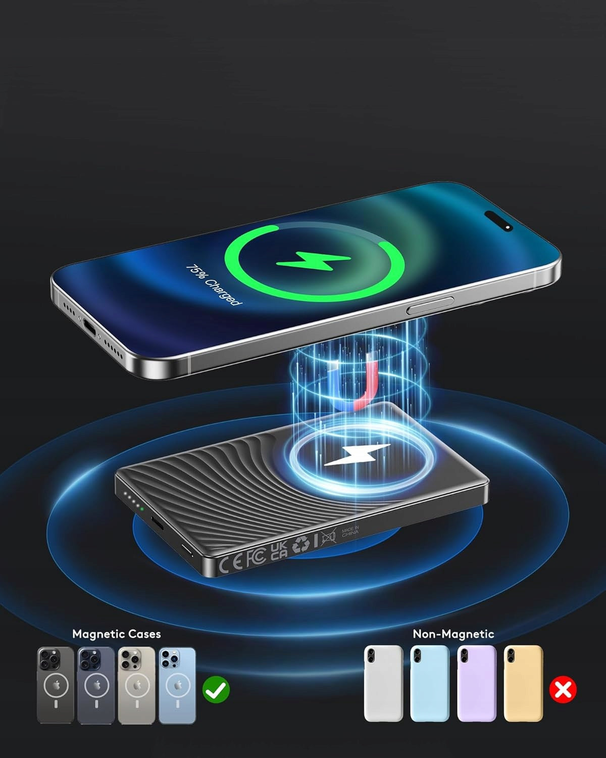 POWERBANK 15W Ultra Slim 10000mAh – compact powerbank for smartphone Manufacturer code 90016DZ0258BK