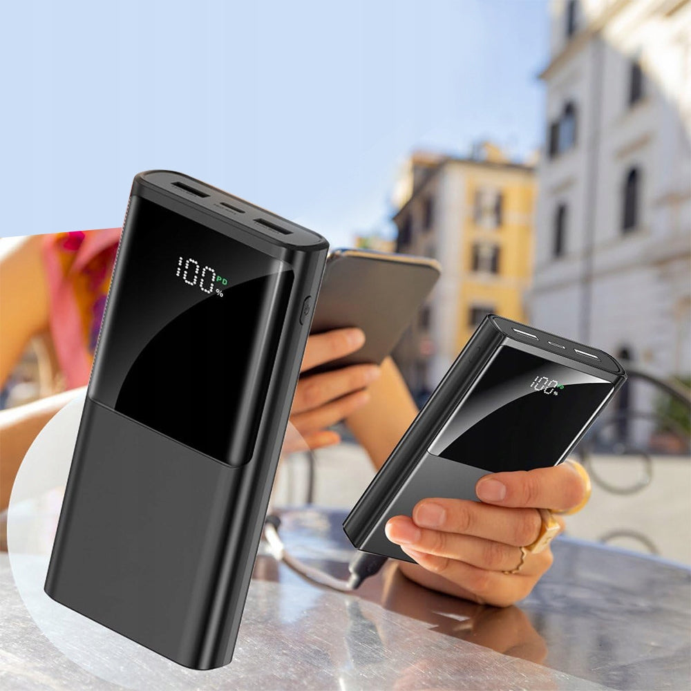 POWERBANK 20000MAH FAST CHARGING QC 3.0 USB-C DIGITAL DISPLAY Battery capacity 20000 mAh