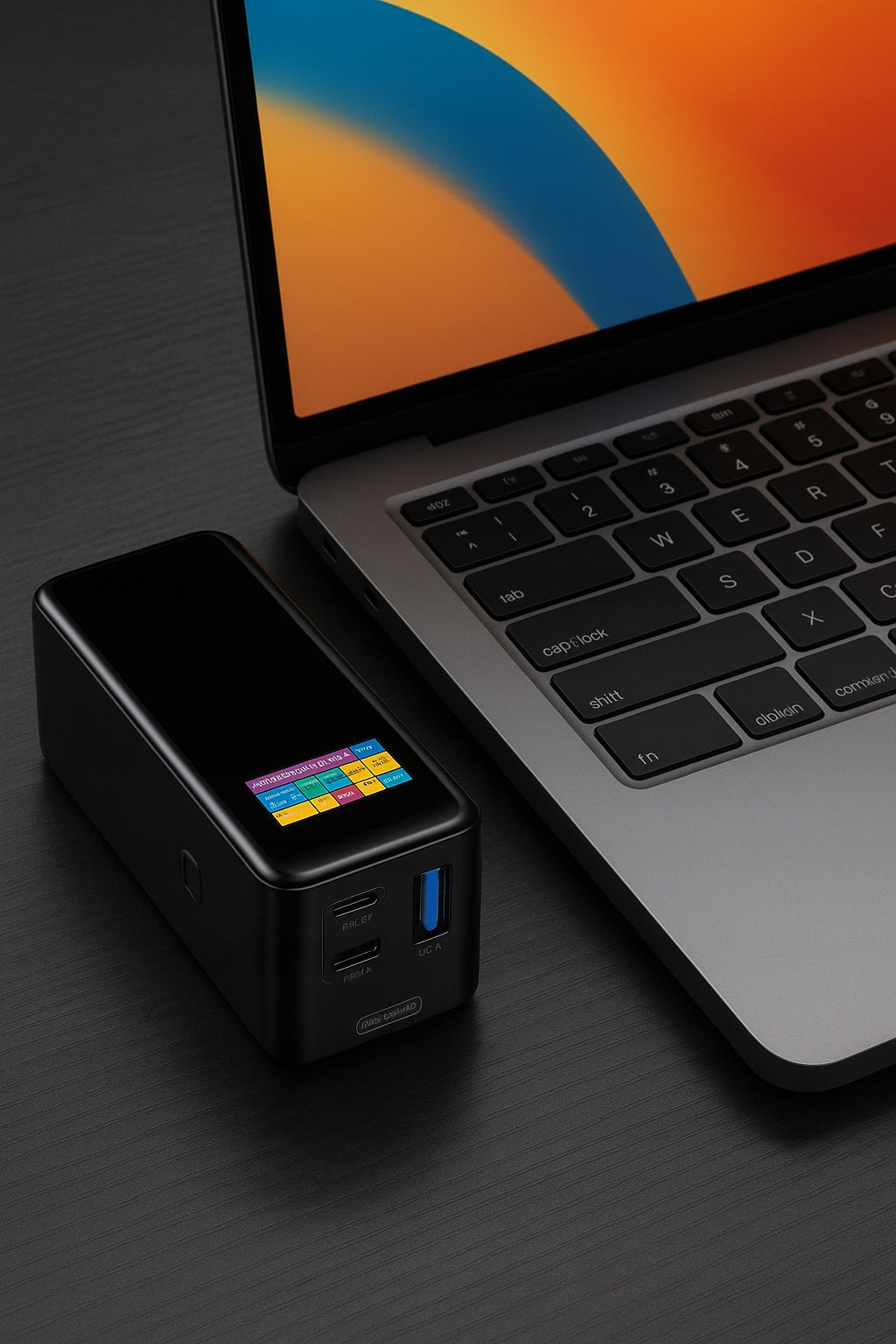 POWERBANK 27000mAh 140W QC PD USB-C LCD FOR LAPTOP AIRPLANE POWER BANK Packaging status original