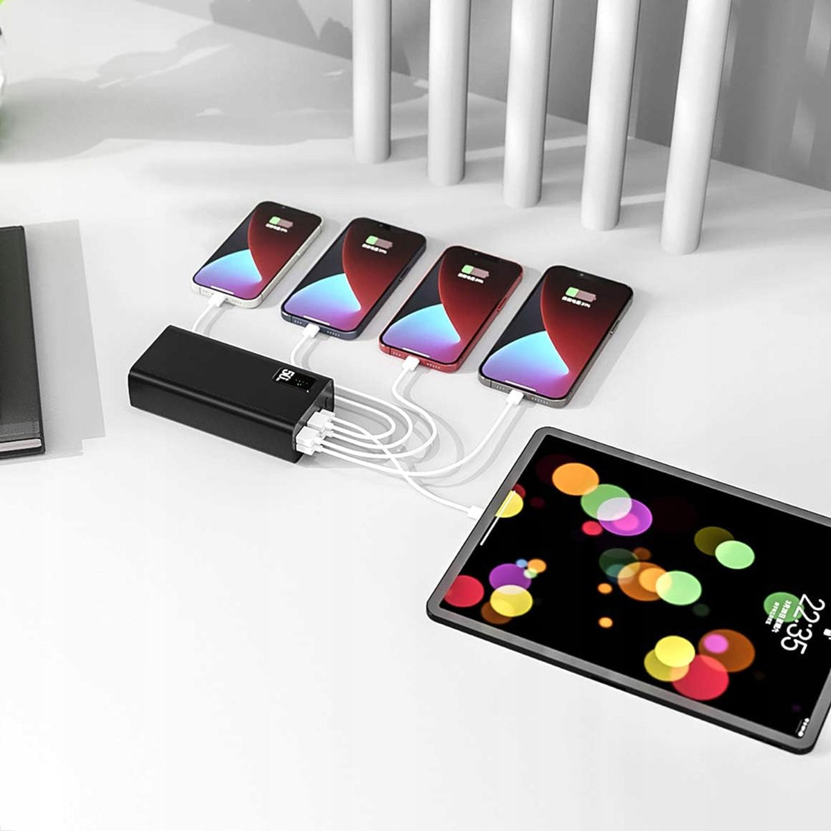 POWERBANK 30000MAH 22.5W FAST CHARGING 5DEVICES SIMULTANEOUSLY SMARTPHONE Brand no brand