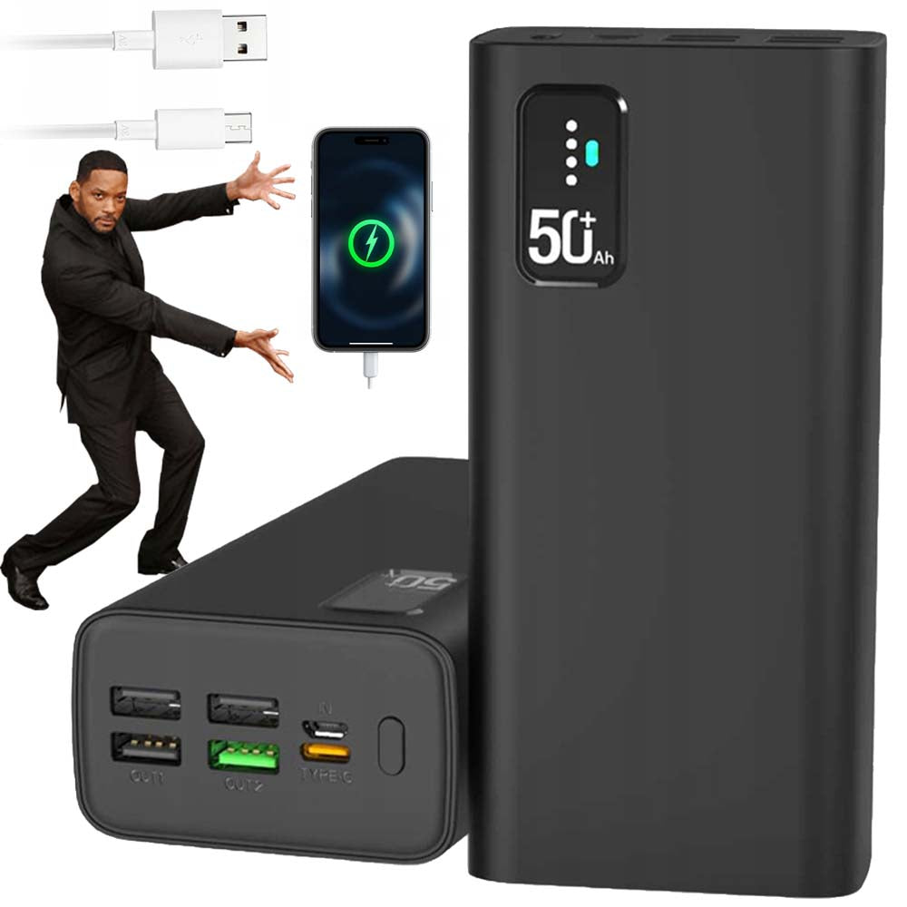 POWERBANK 30000MAH 22.5W FAST CHARGING 5DEVICES SIMULTANEOUSLY SMARTPHONE