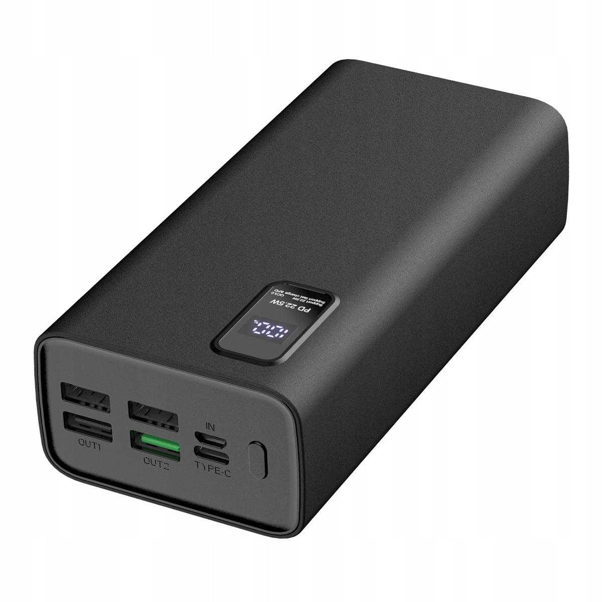 POWERBANK 30000MAH 22,5W PD QC 3.0 USB-C LED POWER BANK STRONG TRAVEL Manufacturer code PMPB30WQC728B