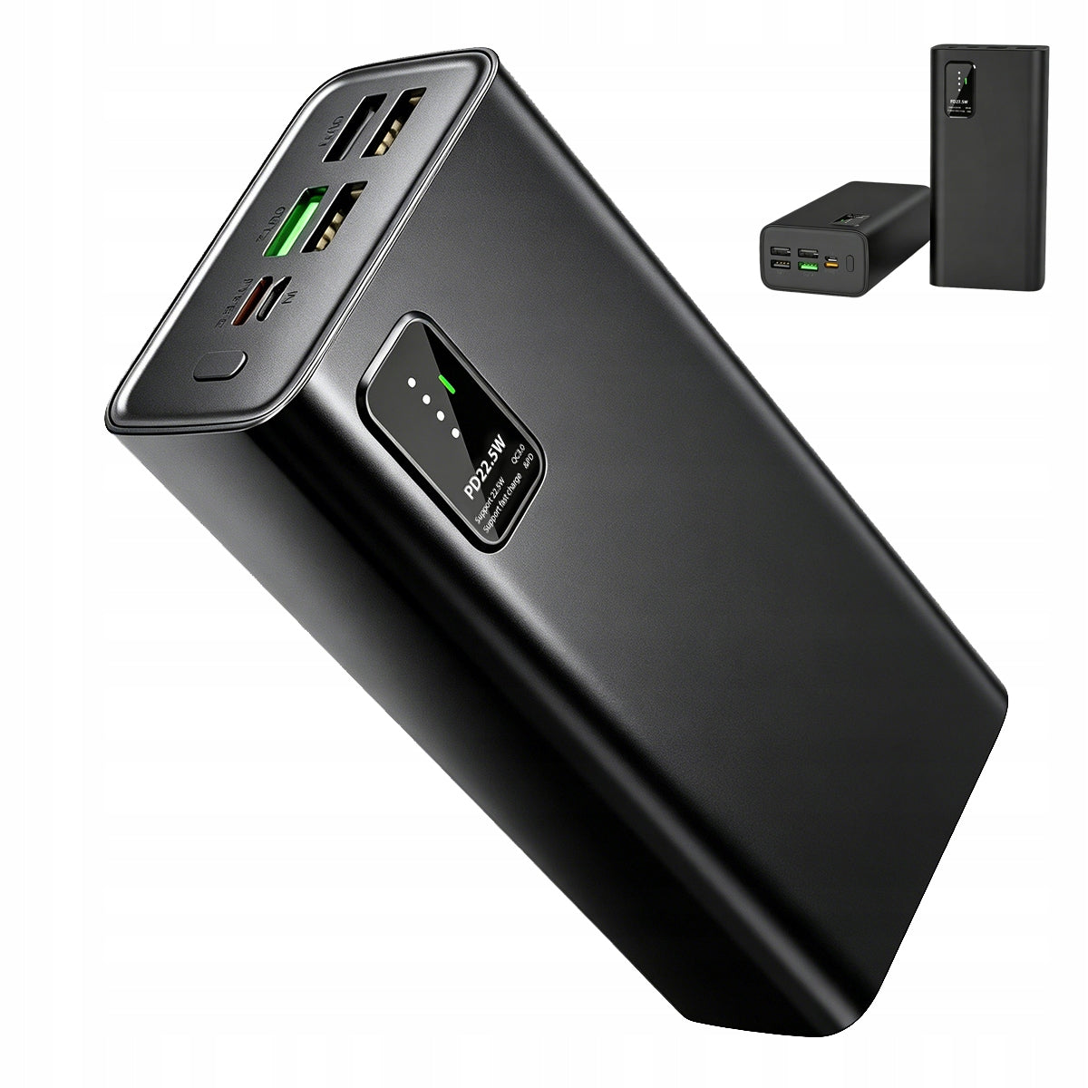 POWERBANK 30000mAh USB-C PD 20W QC 22,5W FAST CHARGING SAFE
