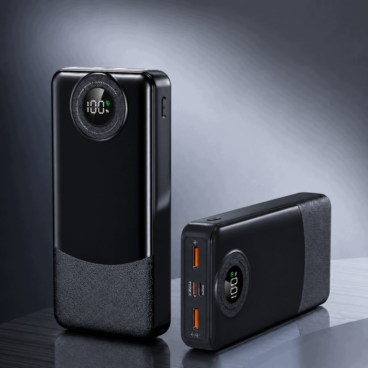 POWERBANK 50000MAH 22.5W USB MICRO PORTABLE CHARGER+CABLES Battery capacity 50000 mAh