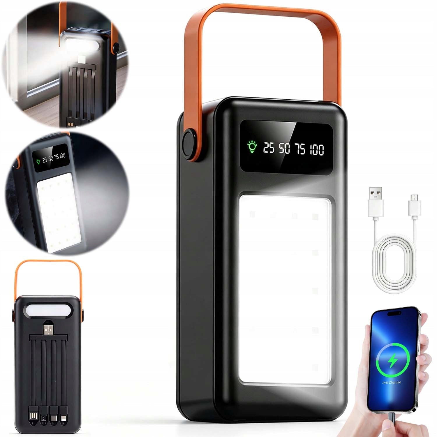 POWERBANK 50000MAH 66W FAST CHARGING FOR SMARTPHONES, TABLETS, LAPTOPS