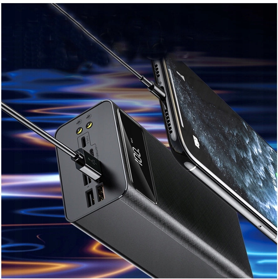 POWERBANK 50000MAH LED USB-C LIGHTNING 4XUSB FAST CHARGING 3 DEVICES Brand no brand