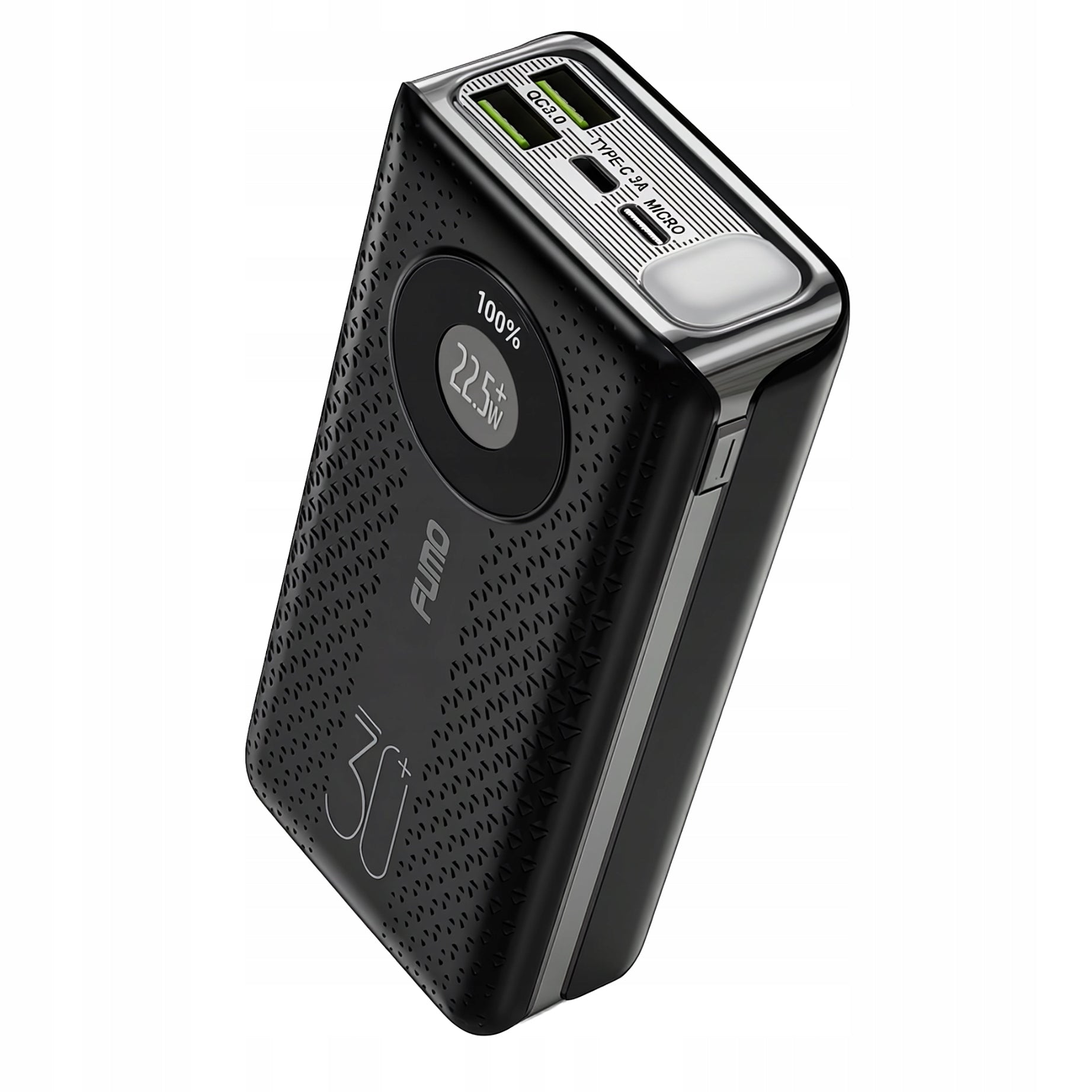 POWERBANK FUMO FAST CHARGING 30000mAh 22.5W USB-C USB-A PD + QC 3.0 Manufacturer code POWERBANK FUMO 30000mAh PD + QC 3.0 / FPB305