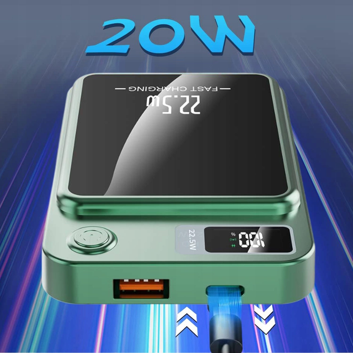 POWERBANK MAGNETIC INDUCTION FAST MAGSAFE 10000MAH USB C CHARGER Packaging status original