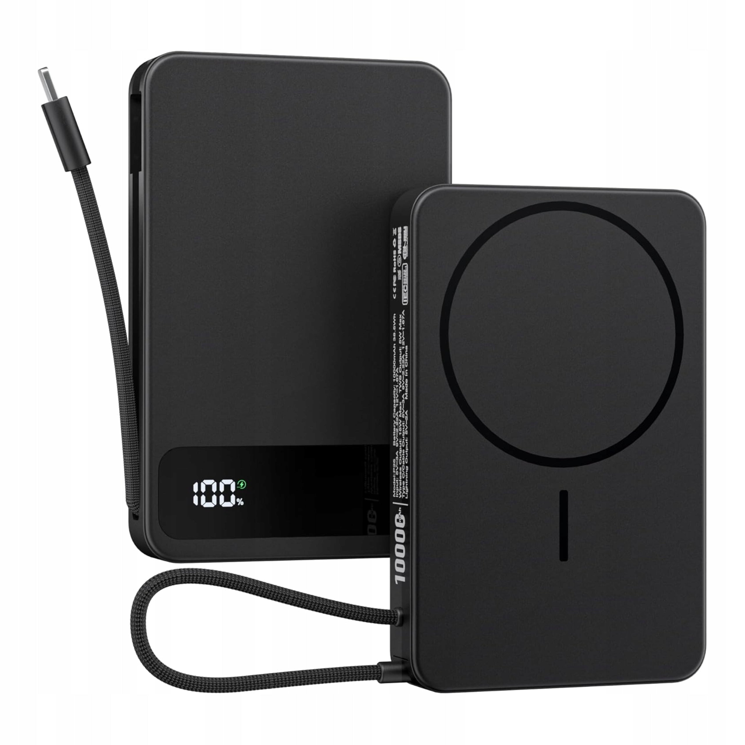 POWERBANK MAGSAFE 10000mAh 15W Fast Charging USB C Lightning Inductive