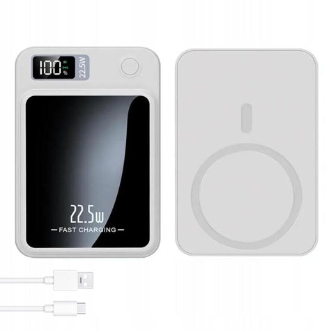 POWERBANK POWER BANK USB-C 10000MAH Magsafe FAST 10000 MAH INDUCTIVE-WHITE