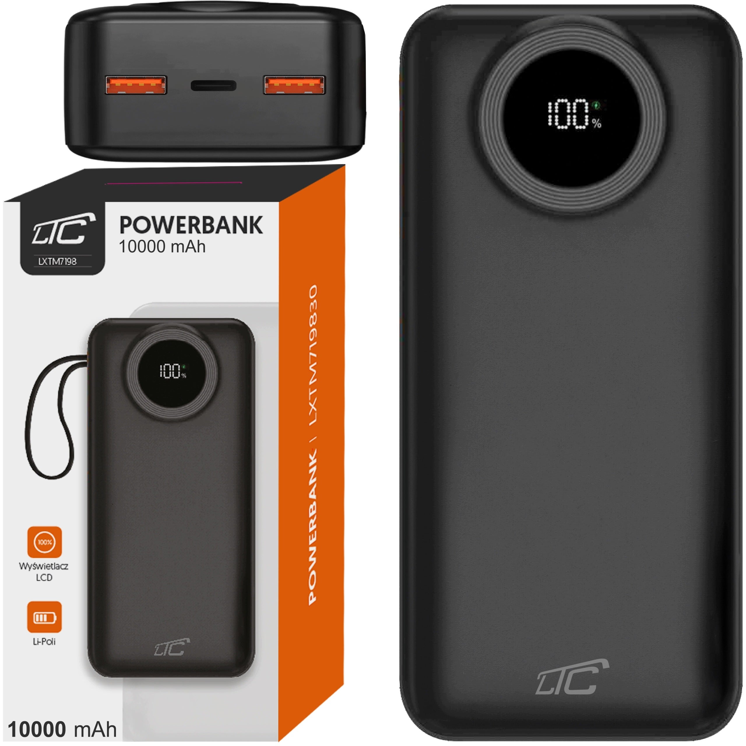 POWERBANK QC 10000MAH FAST CHARGING 20W STRONG USB-C PD POWER BANK