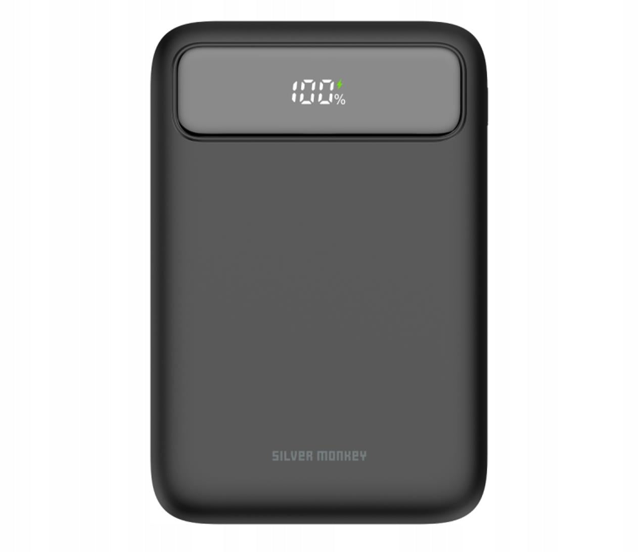 POWERBANK SILVER MONKEY 20,000mAh USB-A USB-C PD 22.5W